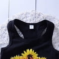 thumbnail image 3 of Toddler Baby Girl Summer Vest Tops & Denim Shorts Set Sunflower Tank Short Pants Outfit Clothes for 1-2 Years, 3 of 9