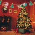 thumbnail image 3 of Banner de Navidad Santa Banner Bunting Decoración de dibujos animados para Navidad Fiesta de Año Nuevo Decoración de bricolaje Zhivalor CPB-SSW260-1, 3 of 5