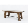thumbnail image 4 of Jofran Cannon Valley Rustic Distressed Industrial Trestle 50" Coffee Table, 4 of 9