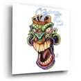 thumbnail image 2 of Epic Art 'Tiki Head 2 Screaming' by Flyland Designs, Acrylic Glass Wall Art, 12"x12", 2 of 8