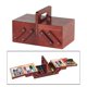 thumbnail image 5 of Caja plegable portátil BLESIY organizador de costura almacenamiento de costura rojo, 5 of 8