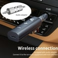 thumbnail image 5 of Bluetooth 5.0 Receiver For 3.5mm Jack Earphone Clip Type Wireless Adapter Bluetooth Aux Audio Music Transmitter black, 5 of 5