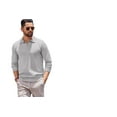 thumbnail image 6 of COOFANDY Long Sleeve Polo Shirts for Men Knit Polo Sweater Lightweight Ribbed Pullover Sweater, 6 of 6
