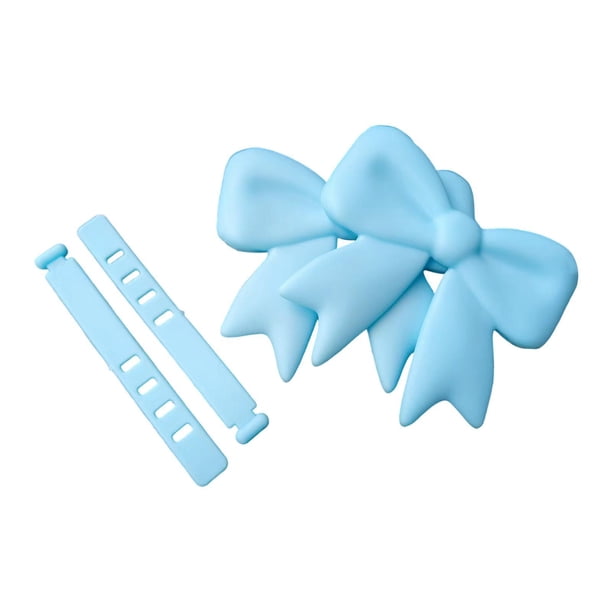 2 piezas de accesorios para auriculares, lazos decorativos universales para ella. Azul