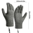 thumbnail image 3 of Kbndieu USB Heated Gloves for Men Women, Winter Gloves for Cold Weather, Heated Work Gloves for Work, Play, Ski, Bike, Hiking, Outdoor Adventure Clearance, 3 of 5