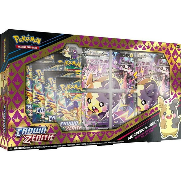 Pokemon Trading Card Game: Sword & Shield (SWSH12.5) Crown Zenith Morpeko Premium Treasures Collection - 7 Pack Version