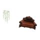 thumbnail image 5 of Adhesivo de pared,Vinilo decorativo de pared con enredaderas colgantes para dormitorio (DIY),Vinilo decorativo de hojas verdes para pared,ideal para la oficina.,Sofá miniatura para, 5 of 8