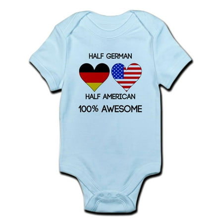

CafePress - Half German Half American Body Suit - Baby Light Bodysuit