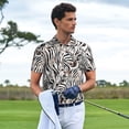 thumbnail image 4 of Daiia Leopard And Zebra Pattern Men’s Polo Shirts,Solid Deck Shirt,Classic Fit, Breathable Cotton Polo for Casual and Sport Wear-XX-Large, 4 of 7