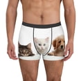 thumbnail image 2 of KLL Cute Kittens And Puppy Men's Cotton Boxer Briefs Underwear-Small, 2 of 7