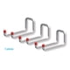 thumbnail image 1 of 3 x 2 Gancho doble largo, acero galvanizado, 250x120x98mm, 1 of 4
