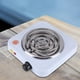 thumbnail image 4 of Estufa eléctrica, estufa eléctrica de metal de 220 V y 1000 W para calentar café, agua y té, ideal para oficina, dormitorio o apartamentos pequeños TUNC Sencillez, 4 of 5