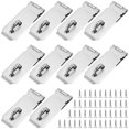 thumbnail image 1 of Cierre tipo candado SEHOI de acero inoxidable, 10 unidades con tornillos, 1 of 6