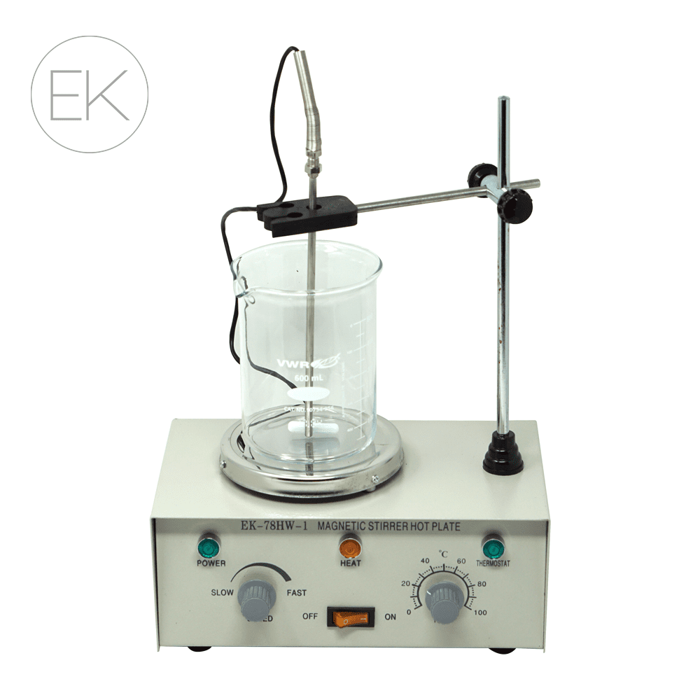 stirrer heating hot plate set,100 2000 rpm stir speed, rt 100 c temp, 250 w heat, 5
