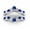 14K Rose Gold Vermeil, variant on Blue Sapphire & Diamond Wrap Ring Enhancer in 925 Sterling Silver – Bridal Ring Jacket, September Birthstone