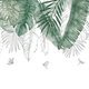 thumbnail image 1 of Calcomanías de pared Decalmile, hojas de árboles, plantas, pegatinas de pared DIY, dormitorio, sala de estar, TV, pared, decoración de puerta, 1 of 6