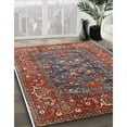 thumbnail image 2 of Ahgly Company Indoor Rectangle Mid-Century Modern Fire Brick Red Oriental Area Rugs, 2' x 4', 2 of 6