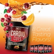 NDS Nutrition Cardio Cuts 4.0 Pre Workout Supplement - Advanced Weight Loss and Pre Cardio Formula with L-Carnitine, CLA, MCTs, L-Glutamine, and Safflower Oil - Miami Sunrise (40 Servings)