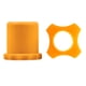 thumbnail image 1 of Tnstrumento Musical Juego de 2 fundas inferiores para micrófono inalámbrico con anillo antivuelco (naranja) Tmvgtek Para Estrenar, 1 of 8