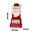 thumbnail image 2 of Christmas Decoration Christmas Countdown Calendar Event Scene Decoration Christmas Ornaments Snowman Father Christmas Ornament, 2 of 5