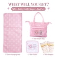 thumbnail image 4 of Juego de bolsas de pañales BABESIDE para muñecas Reborn de 43 a 61 cm, color rosa, 4 of 7