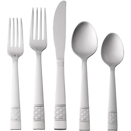 Mainstays Pierremont 20 Piece Stainless Steel Flatware (Best Stainless Flatware Reviews)