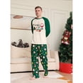 thumbnail image 4 of Pijamas a juego para Navidad 2025, conjuntos familiares de patchwork, conjunto para adultos, padre, madre, niños, ropa de dormir para bebés, pijamas, ropa para perros, 4 of 5
