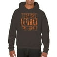 thumbnail image 4 of UGP Campus Apparel Straight Outta Cleveland - Ohio Hoodie - Large - Brown, 4 of 6