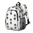 thumbnail image 2 of Black Cat and Sweater White Pattern Backpack for School, Cute School Bag with Adjustable Shoulder Straps and Padded Back, 15"x11.42"x5.5", 2 of 5