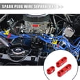 thumbnail image 2 of Unique Bargains 1 Set 8mm Car Engine Spark Plug Wire Separator Looms Divider Organizer Clamp Plastic Red, 2 of 7