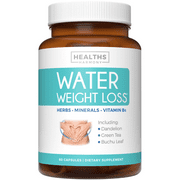 Healths Harmony  Water Pills - Natural Diuretic Helps Relieve Bloating, Swelling and Water Retention for Water Weight Loss - Herbal Relief Supplement - 60 Capsules