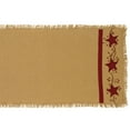 thumbnail image 2 of Primitive Star Vine Cotton Burlap 54" Country Table Runner, 2 of 2