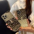 thumbnail image 3 of Logotipo De Oro De Lujo Con Revestimiento Dorado Funda De Silicona Flexible Compatible Con IPhone 14 Plus 13 12 11 Pro Max XS XR X 8 7, 3 of 4