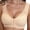 Khaki, variant on Alun Front Closure Bras for Women Lace Splicing Strap Comfortable Support Bra Push up No Underwire Bralettes Lightweight Breathable Everyday Wear Bras Wine XL