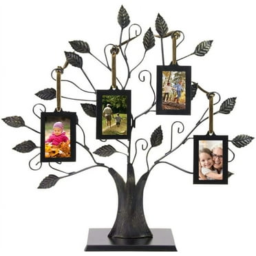 Family Tree with 4 Hanging Photo Frames