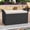 Black&Beige, variant on Dextrus 90-Gallon Outdoor Storage Bench, Large PE Rattan Storage Box w/Handles & Hydraulics,for Patio Garden,Black&Beige