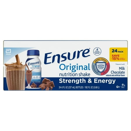Ensure Original Nutrition Milk Chocolate Meal Replacement Shake 8 Fl Oz (24 Ct)