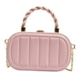 thumbnail image 4 of Bolso bandolera con cadena para mujer, de piel sintética, estilo nupcial, para verano Rosa, 4 of 9