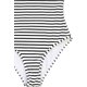 thumbnail image 5 of Bañador de una pieza para mujer, a rayas, cuello redondo, espalda cruzada, para playa, trajes de baño Zhivalor CZYD-SY74-4, 5 of 6