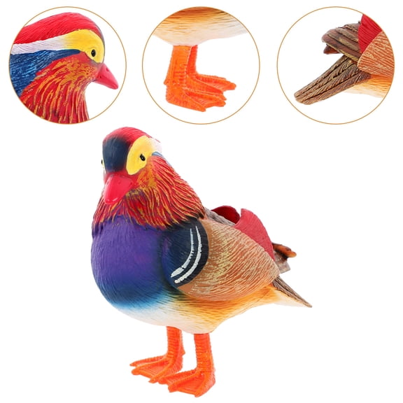 SKISUNO Lifelike Artificial Bird Figurine for Home Decor and Plant Pot Decoration