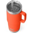 thumbnail image 1 of YETI Rambler 25 oz Straw Mug, Vacuum Insulated, Stainless Steel, Papaya, 1 of 8