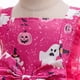 thumbnail image 3 of De Vestido de Halloween para niñas pequeñas, vestido estampado, disfraz de bruja para juego de rol, disfraz de mascarada, 3 of 8