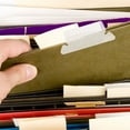 thumbnail image 2 of 1 juego de pestañas para carpetas de archivos, pestañas para archivar archivos, etiquetas colgantes para carpetas de archivos, pestañas portátiles para carpetas de archivos, 2 of 5