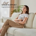 thumbnail image 3 of Merluxy Sofa, Modern Couch with Deep Seat, 39 inch Armchair Couch for Living Room(Bouclé, Beige), 3 of 7