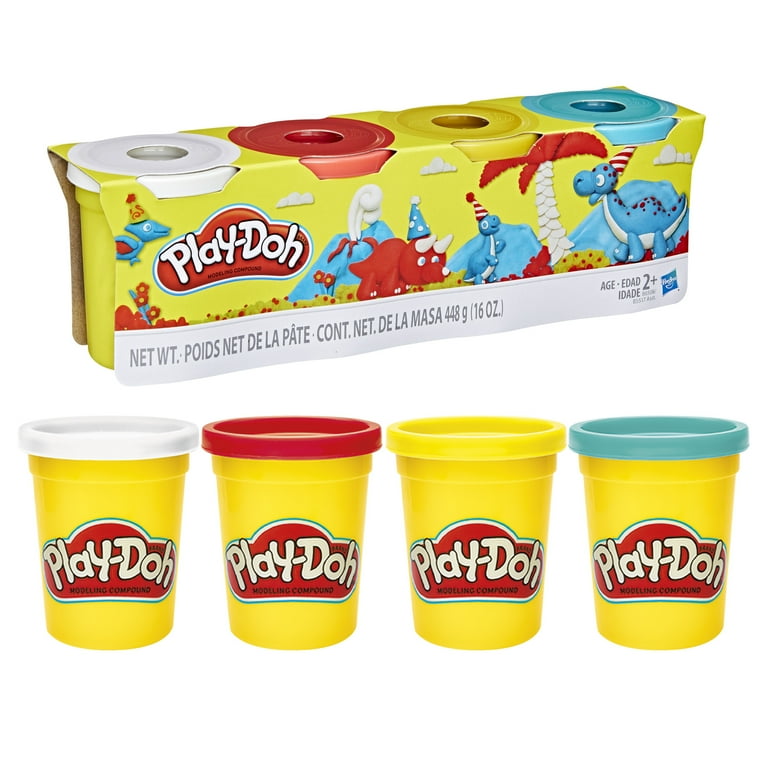 Play-Doh Pack of Classic Non-Toxic Colors for Kids 2+, 4-Ounce