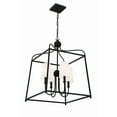 thumbnail image 6 of 2244-BF Crystorama Lighting Sylvan - 4 Light Chandelier-29.75 Inches Tall and 21.5 Inches Wide-Black Forged Finish    -Traditional Installation, 6 of 6