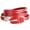 Red, variant on Retro Leather Bracelet 3-ring Winding Leather Hand Strap Hook Wrist Strap Metal Hook Buckle