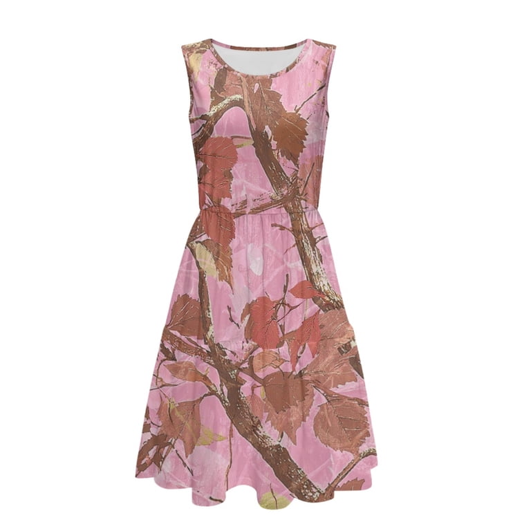 pink camo formal dress Carrafina 16 Camouflage Realtree Camo Pink Formal Dress Tulle Lining Flowers New
