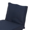 thumbnail image 4 of GDF Studio Massey Outdoor Water Resistant Fabric Club Chair Cushions with Piping, Navy Blue, 4 of 7