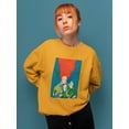 thumbnail image 2 of Pastell A Woman Of Nature Sweatshirt Women's -Hulya Ozdemir Designs, Female Large, 2 of 4